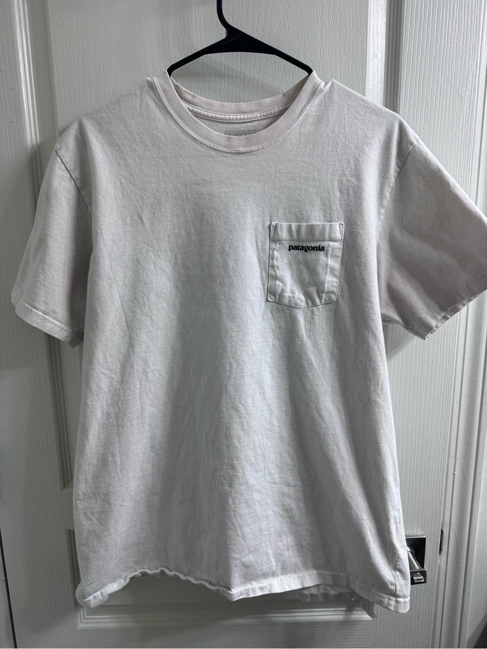 Patagonia Men’s White Short Sleeve Pocket Tee